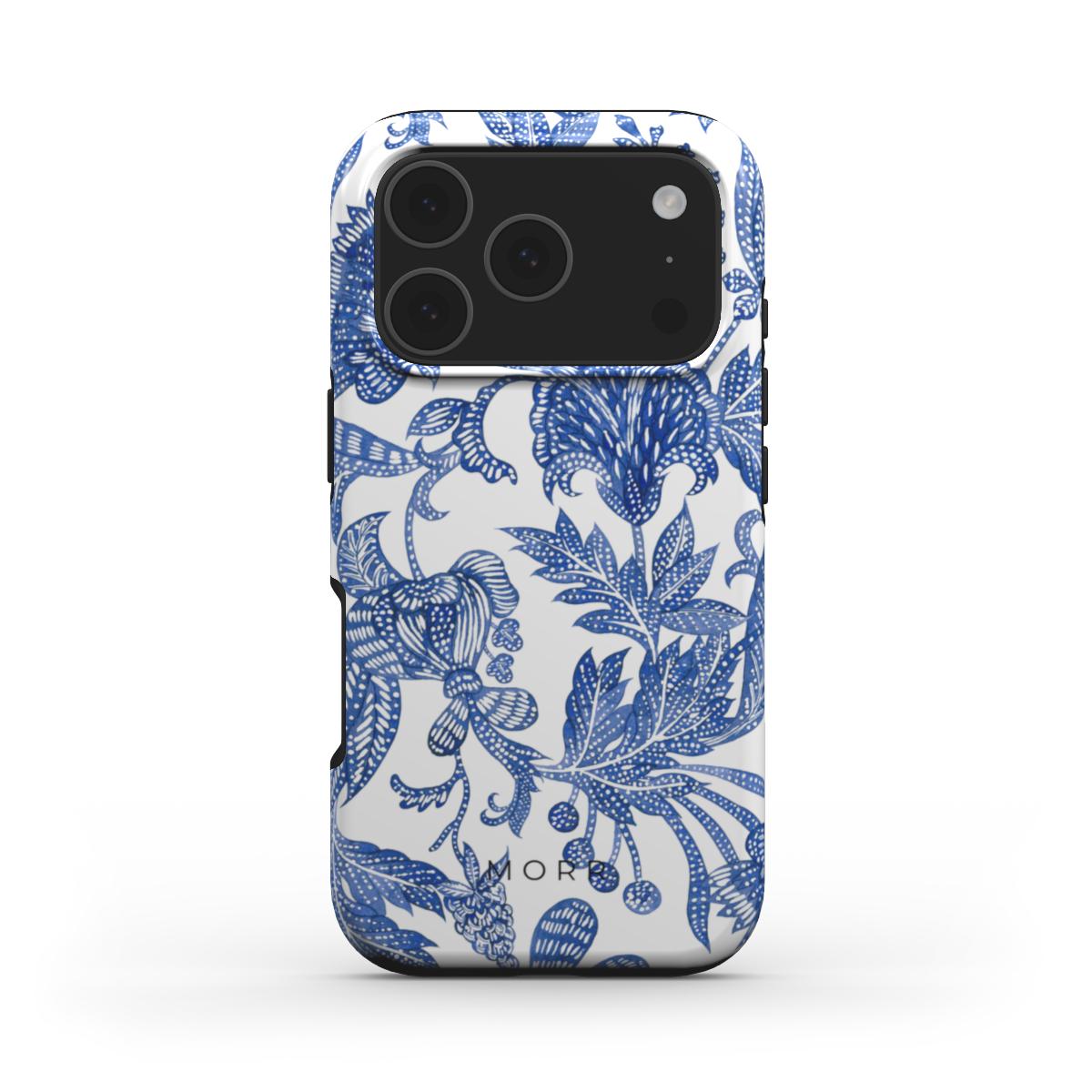 MagSafe Tough Phone Case / Flowers_Blue